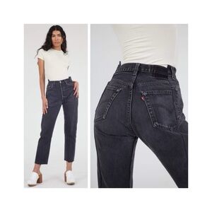 NEW EB Denim OG Reinvented Jeans (Sz 24) Reworked Levi's Washed Black / Gray